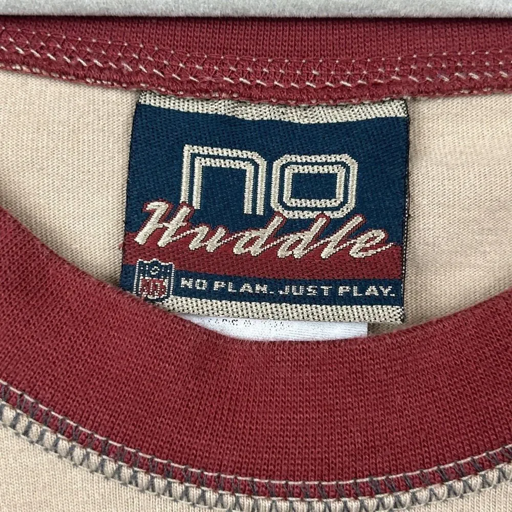 Vintage No‎ Huddle NFL Mens XL Red & Beige 2004 Tampa Bay Buccaneers T-Shirt